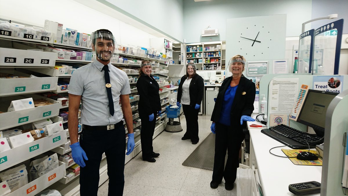 Pharmacist at Boots during the COVID19 crisis. Black Country Chamber