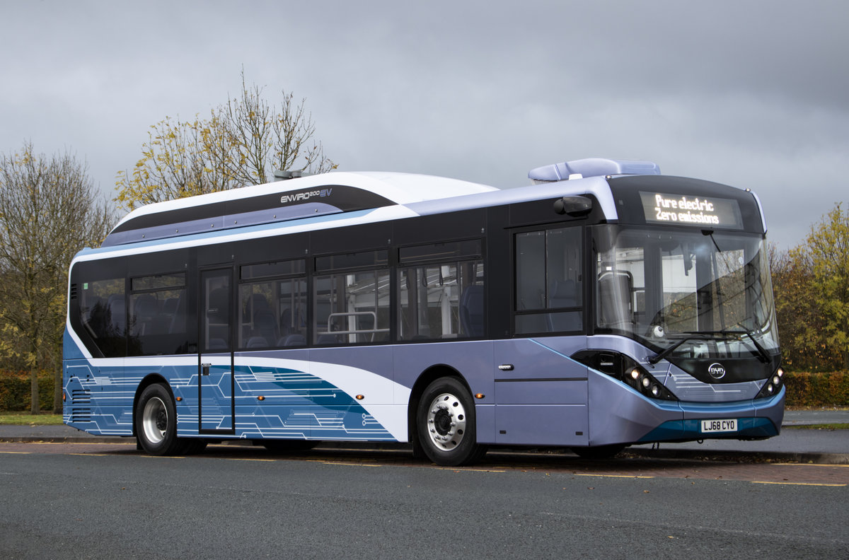National Express West Midlands Runs First Fully Electric Bus Black